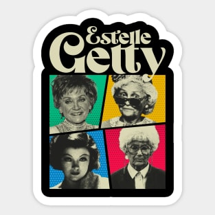 Estelle Getty comics White Sticker